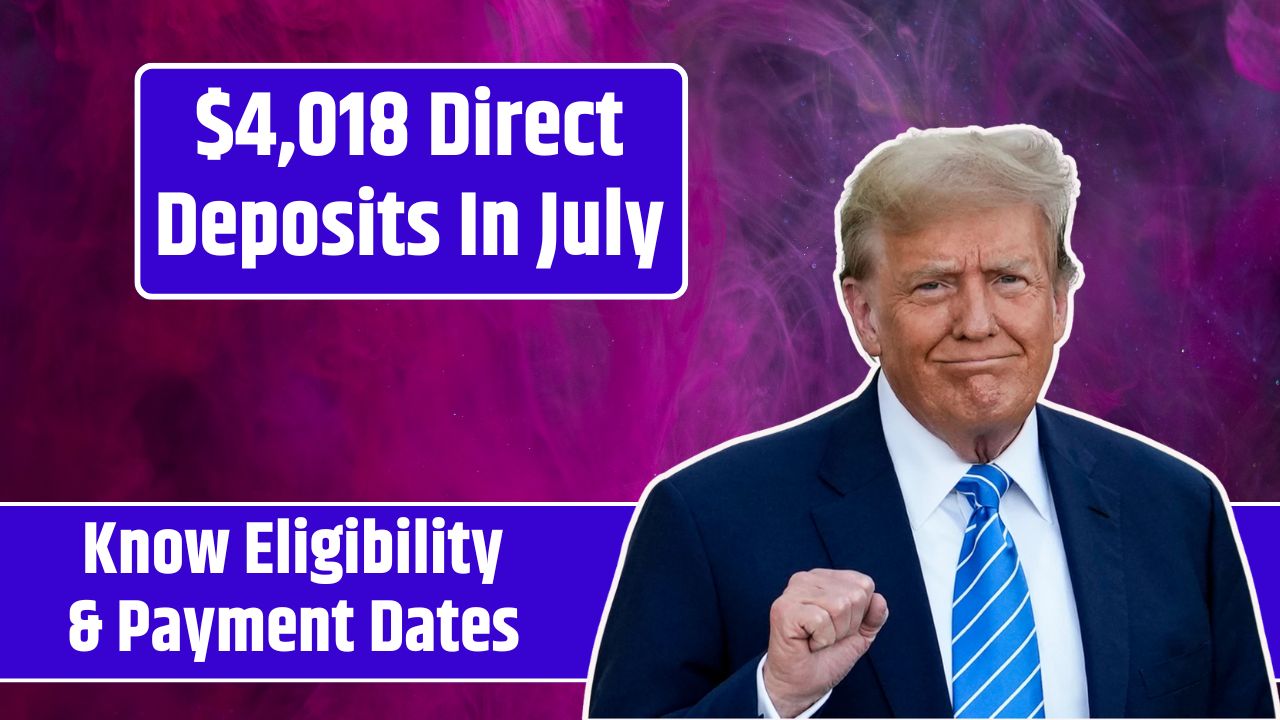 $4,018 Direct Deposits In July