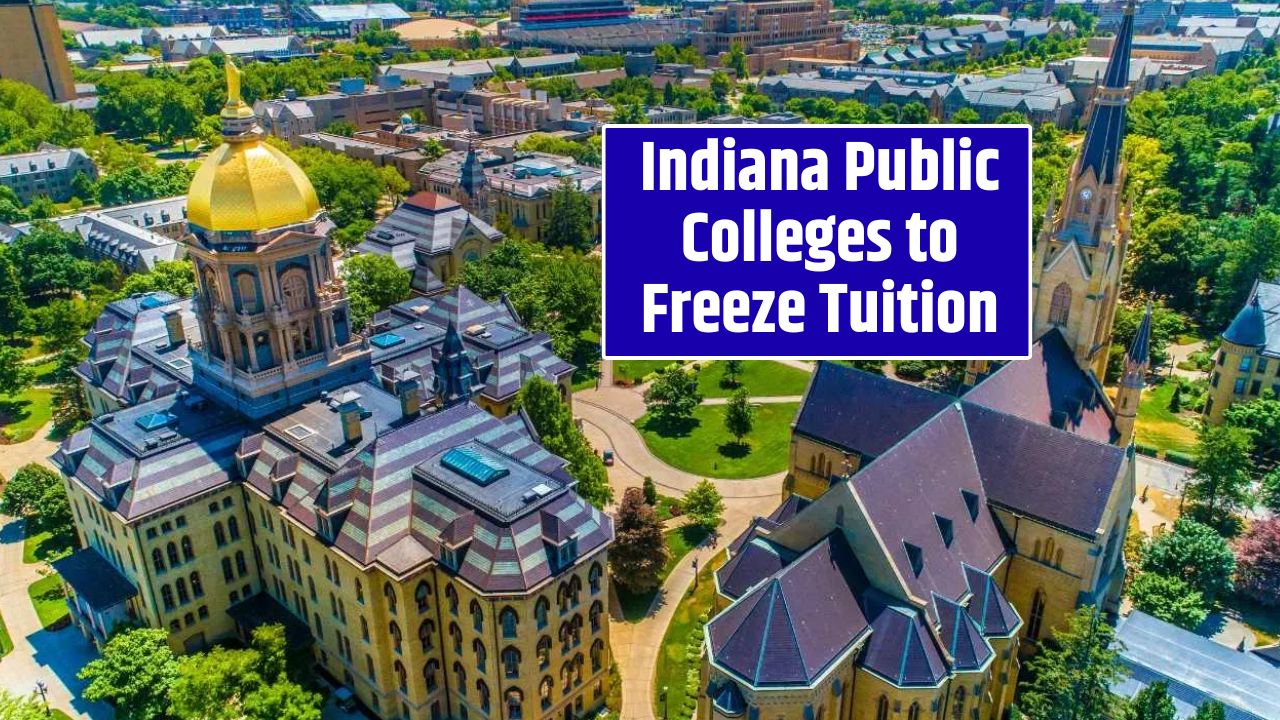 Indiana Public Colleges to Freeze Tuition