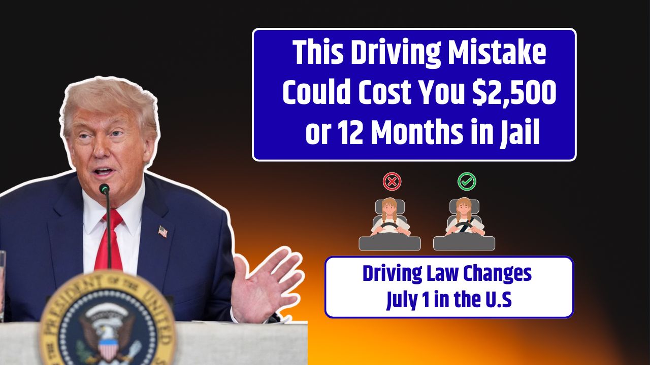 This Driving Mistake Could Cost You $2,500 or 12 Months in Jail